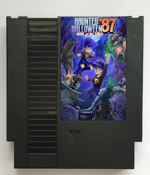 Gaming Console Kit - Cartucho de Jogo 'Haunted Halloween '87'