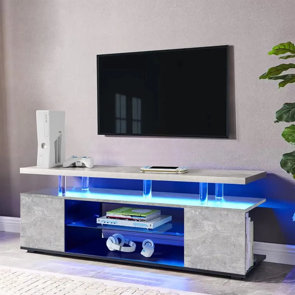 Gaming Console Entertainment Center - Suporte para TV de 70 Polegadas,