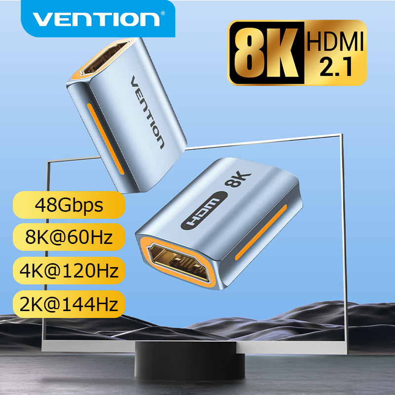 Hdmi Cable 2.1 - Vention 8k hdmi extensor hdmi fêmea
