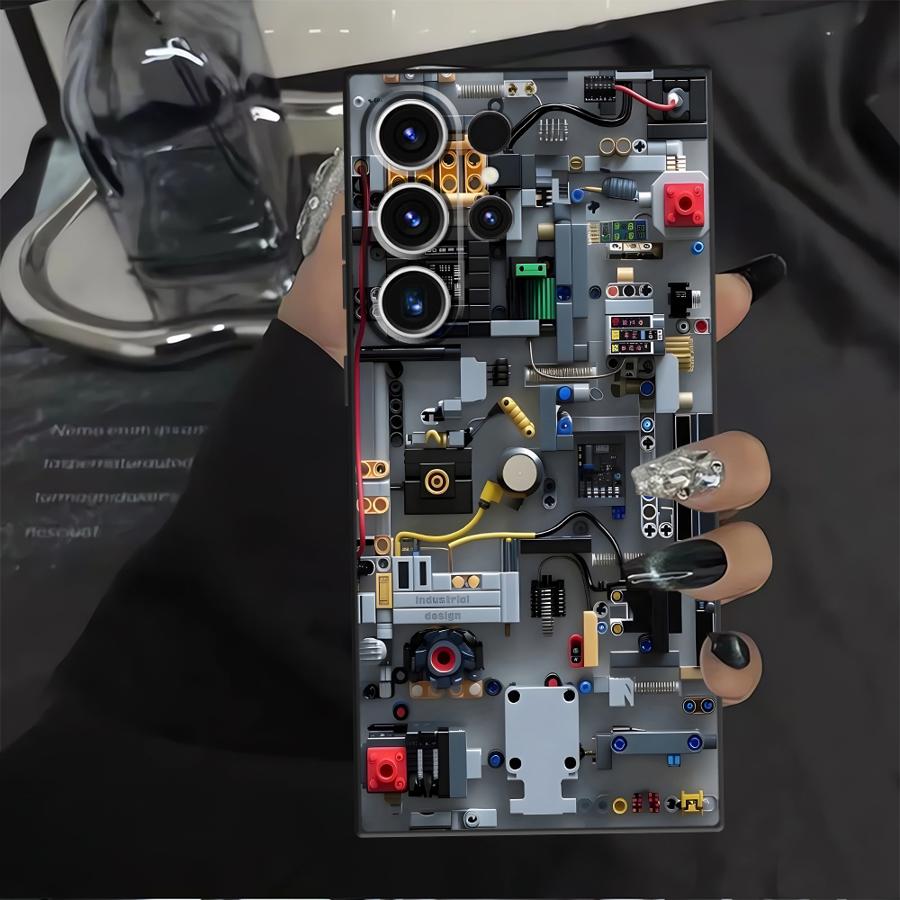 Gaming Console Phone - Capa de Console de Jogos Roxa