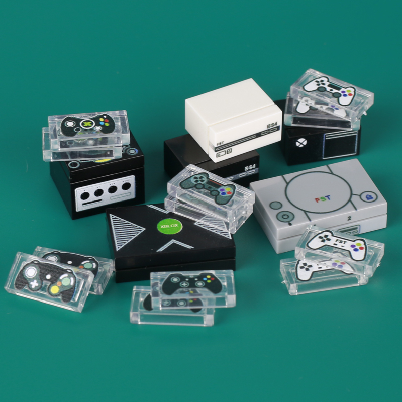 Diy cidade clássico tv bloco d - Gaming Console Lego avaliação e preço