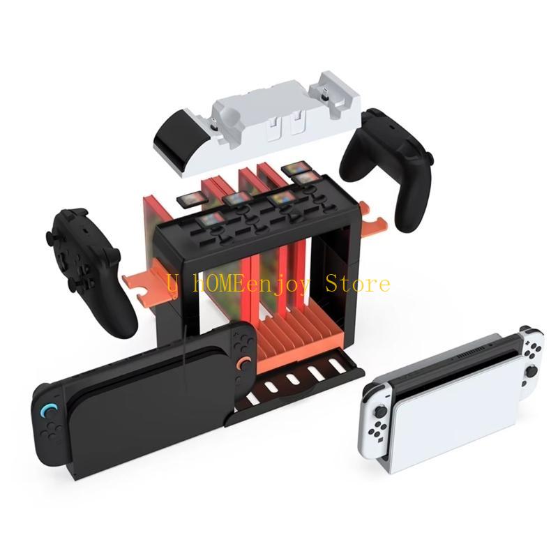 B0KF Storage Tower Dock Stand  - Gaming Console Tower avaliação e preço