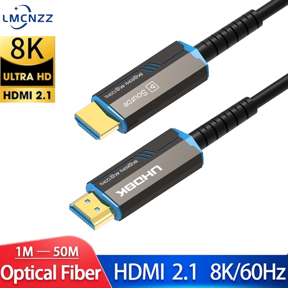 Cabo Óptico HDMI 2.1 48Gbps 4K - Hdmi Cable 2.1 avaliação e preço