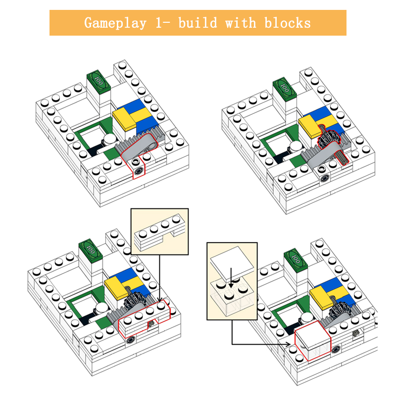 Moc blocos de construção caixa - Gaming Console Lego avaliação e preço