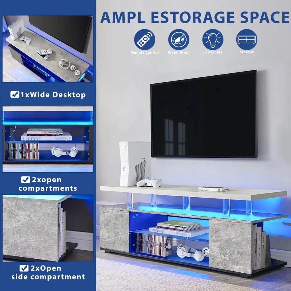 Suporte para TV de 70 Polegada - Gaming Console Entertainment Center avaliação e preço