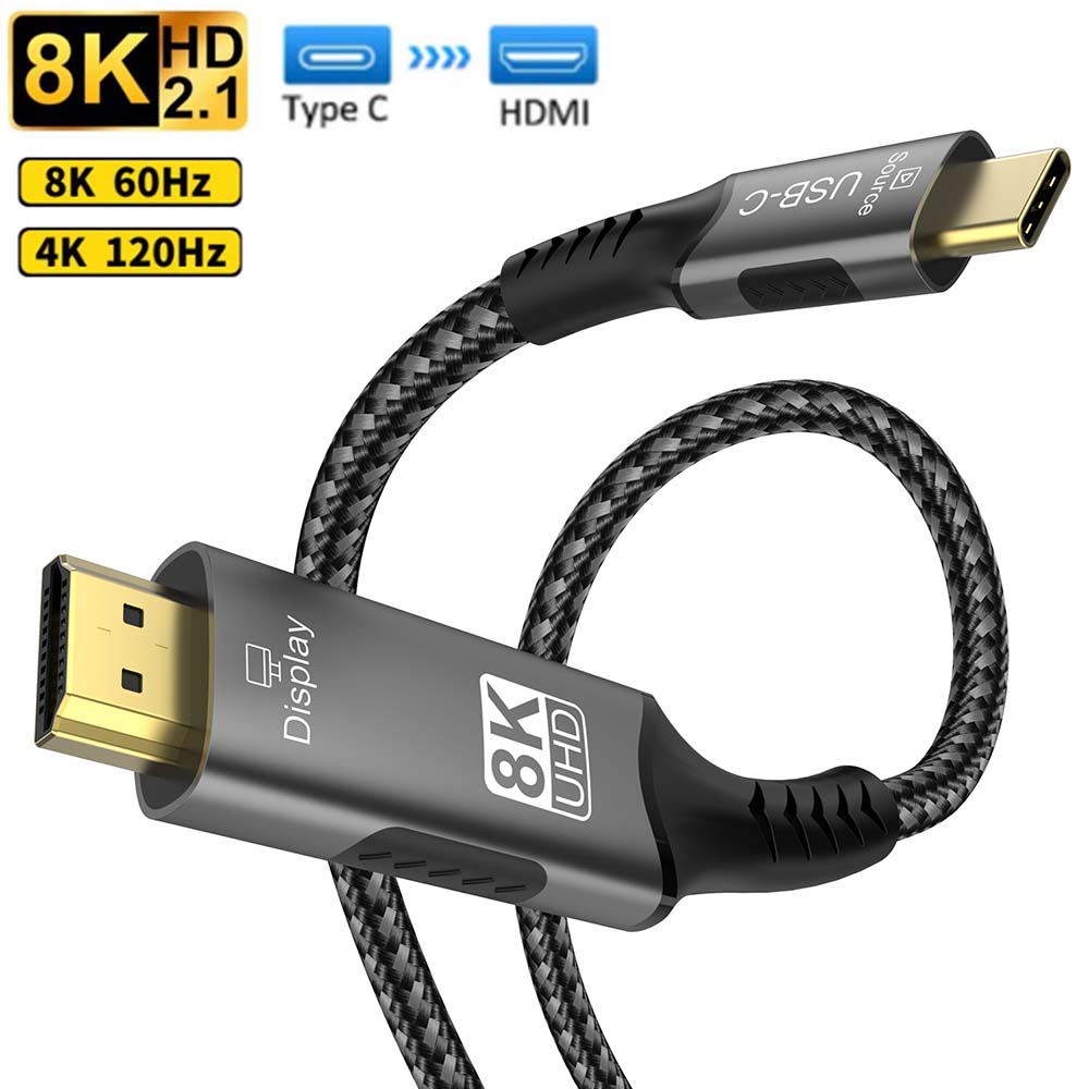 Cabo 8K Tipo C para HDMI 2.1 3 - Hdmi Cable 2.1 avaliação e preço