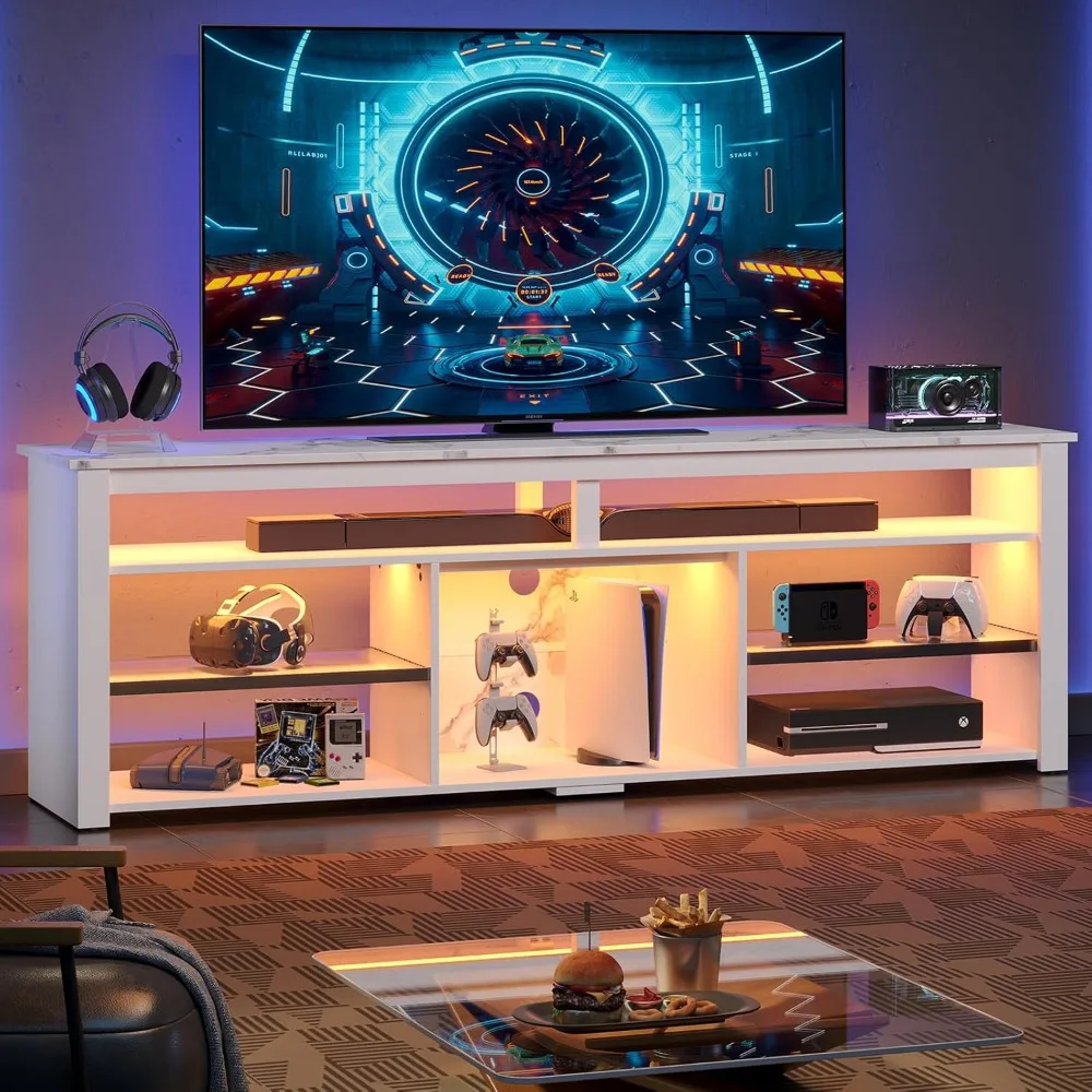 Suporte de TV para TV de 75 po - Gaming Console Entertainment Center avaliação e preço