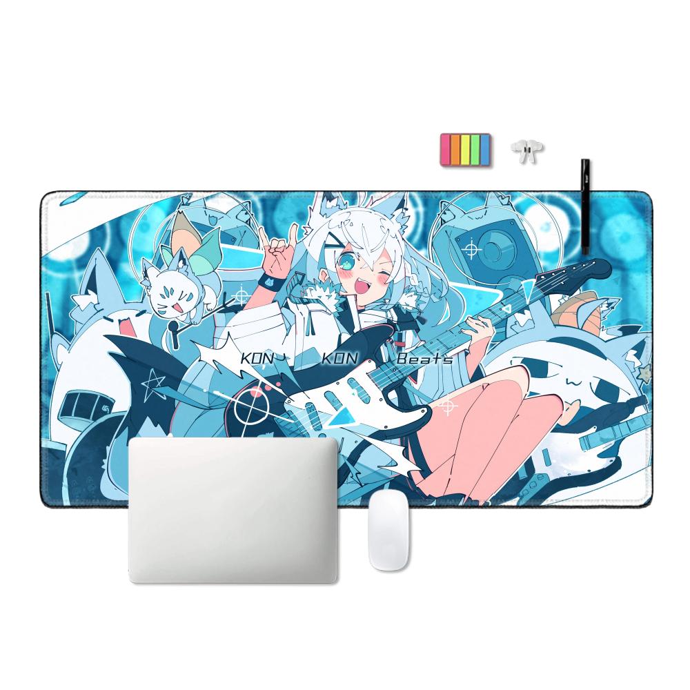 Shirakami fubuki mouse pad por - Gaming Console Portable Pc avaliação e preço