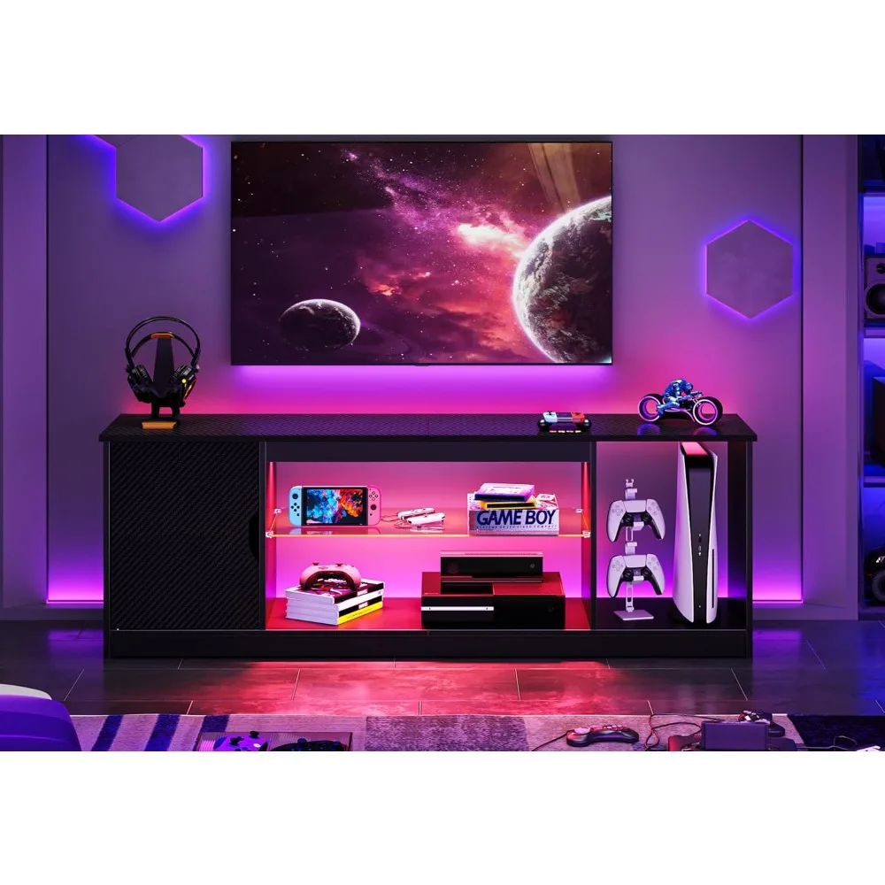 Centro de entretenimento LED B - Gaming Console Entertainment Center avaliação e preço