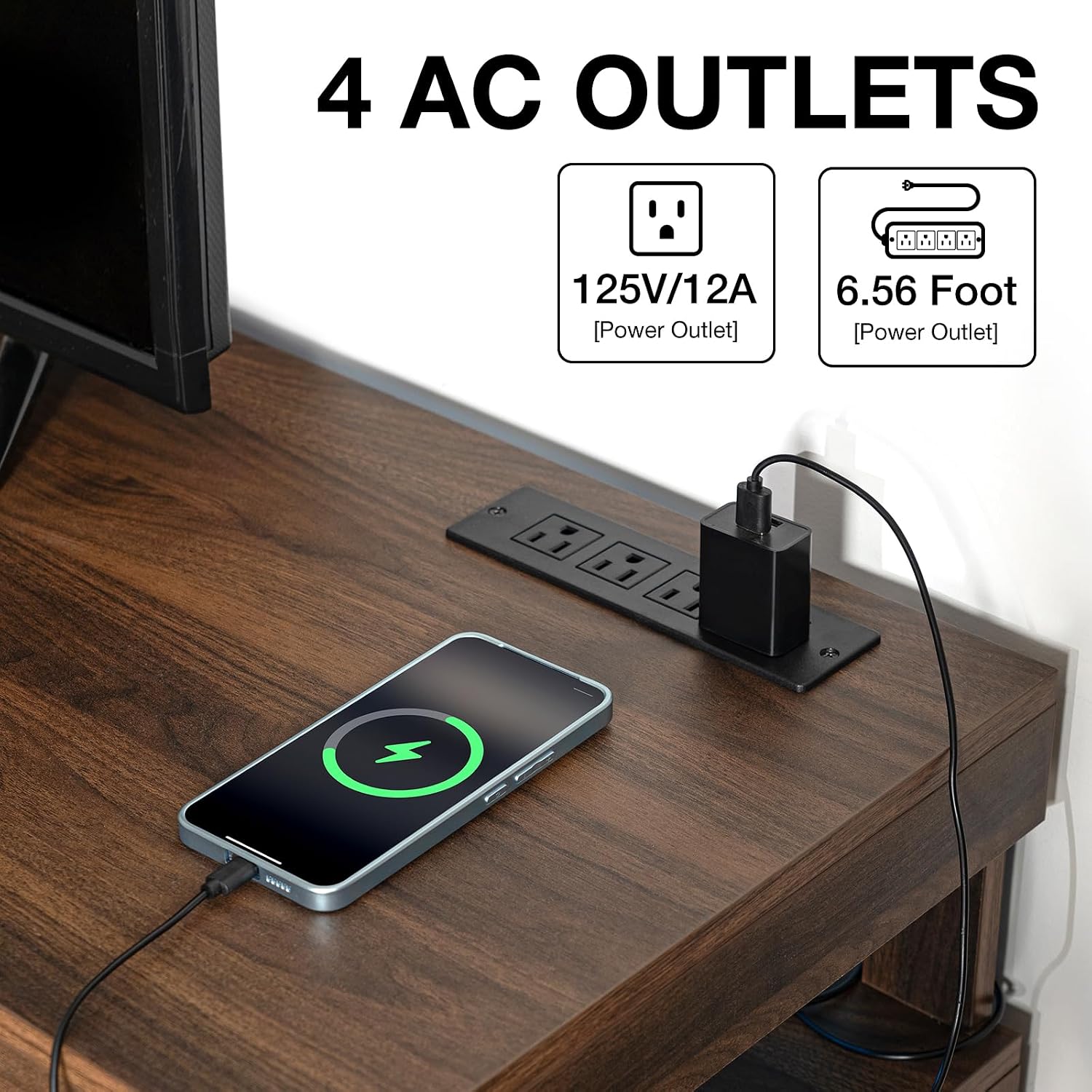 Suporte para TV LED com Tomada - Gaming Console Entertainment Center avaliação e preço