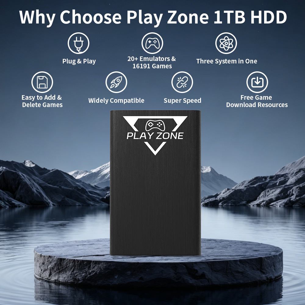 Play Zone 1TB HDD Portátil par - Gaming Console Zone avaliação e preço