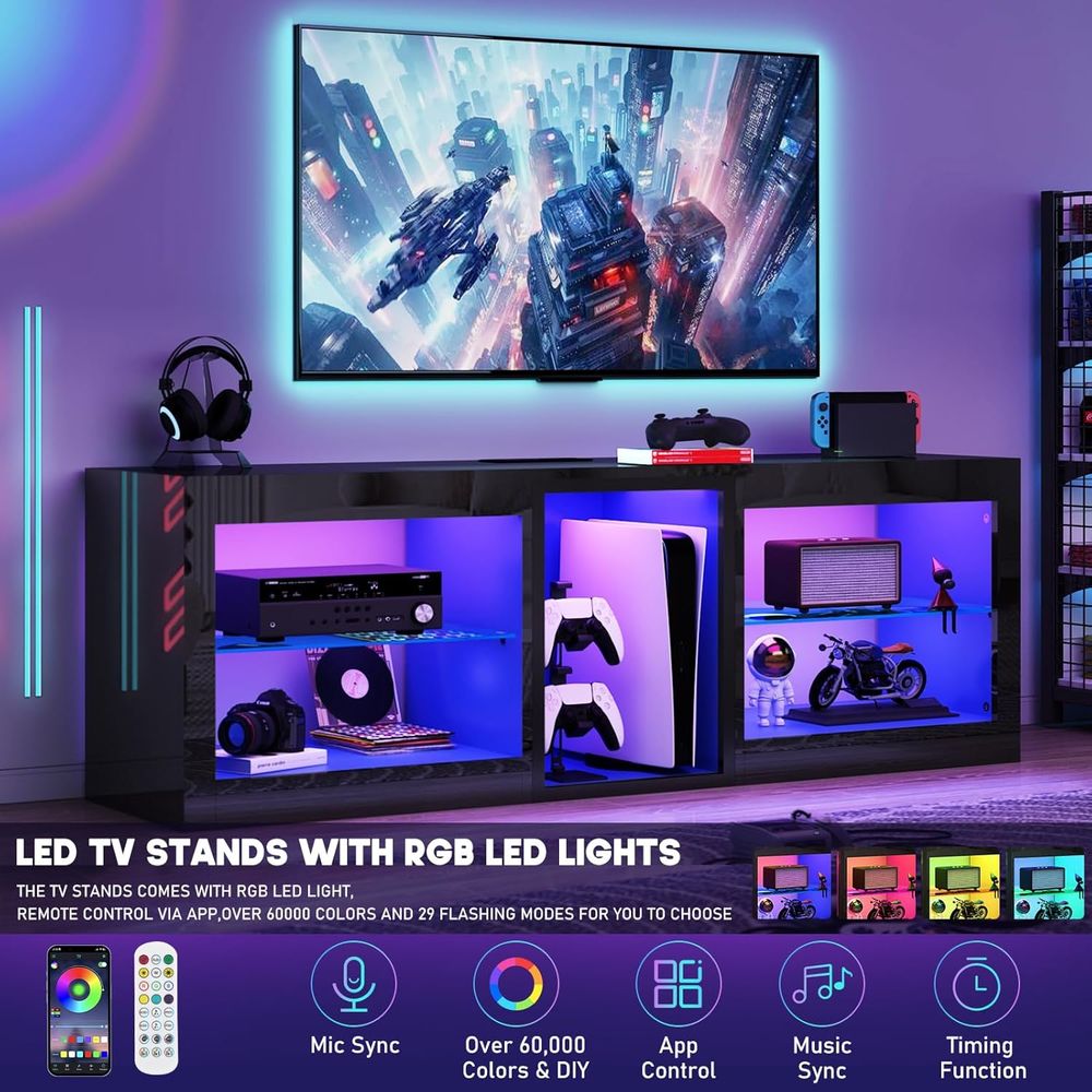 Suportes para TV LED com Tomad - Gaming Console Entertainment Center avaliação e preço