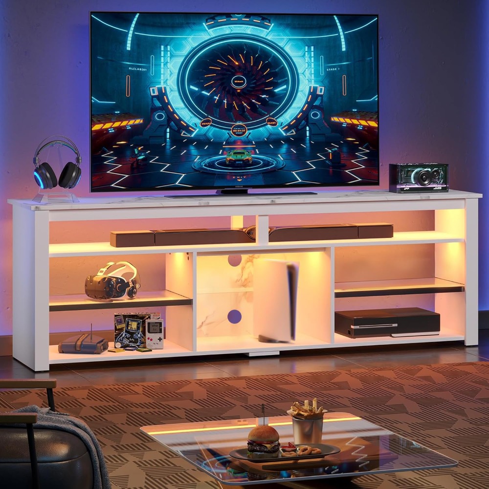 Suporte para TV de 75 polegada - Gaming Console Entertainment Center avaliação e preço