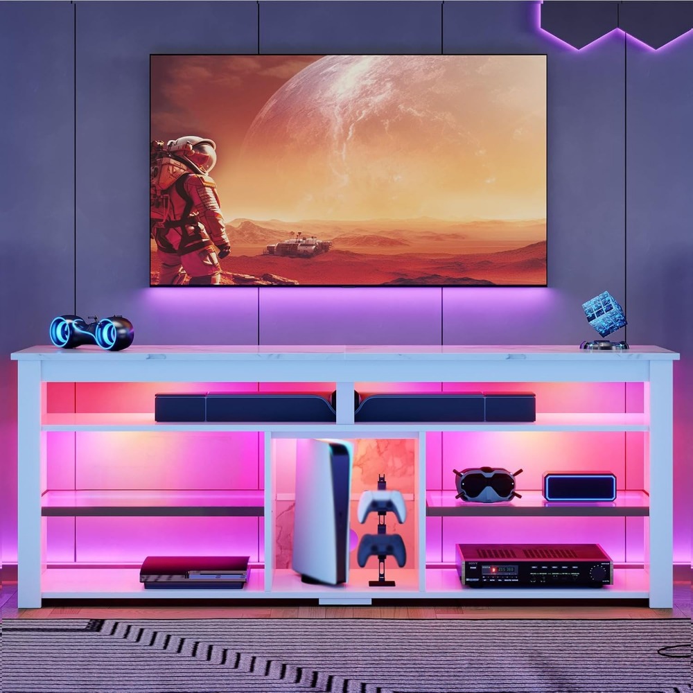 Suporte para TV de 70 Polegada - Gaming Console Entertainment Center avaliação e preço