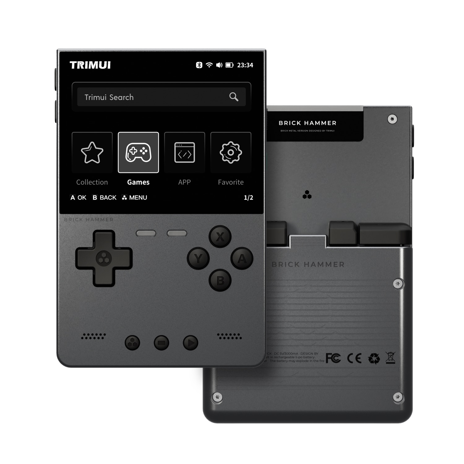 Trimui tijolo martelo retro ha - Gaming Console Phone avaliação e preço
