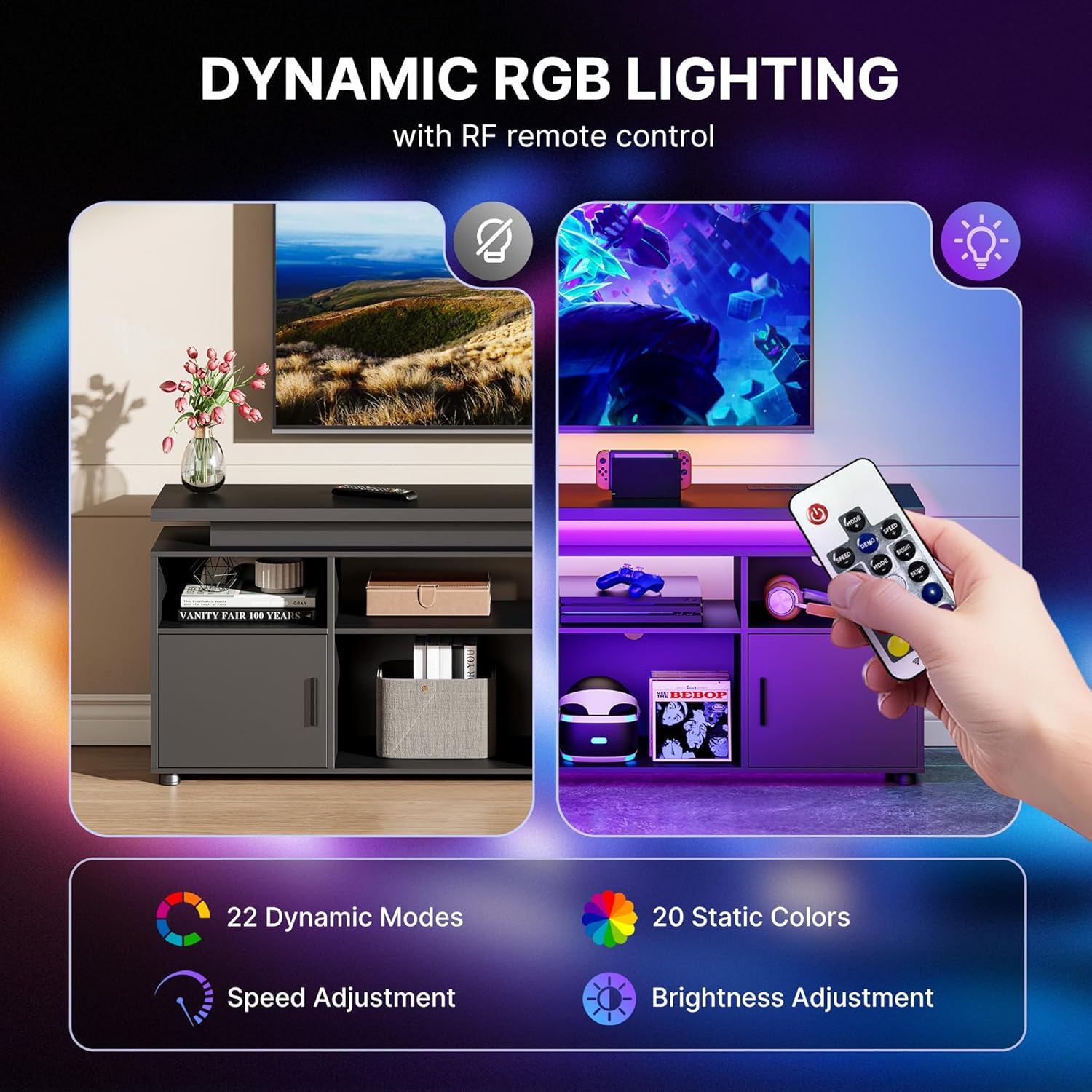 Suporte para TV, Centro de Ent - Gaming Console Entertainment Center avaliação e preço