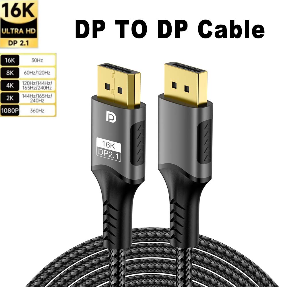 16K DP 2.1 8K @ 120Hz 4K @ 240 - Hdmi Cable 2.1 avaliação e preço