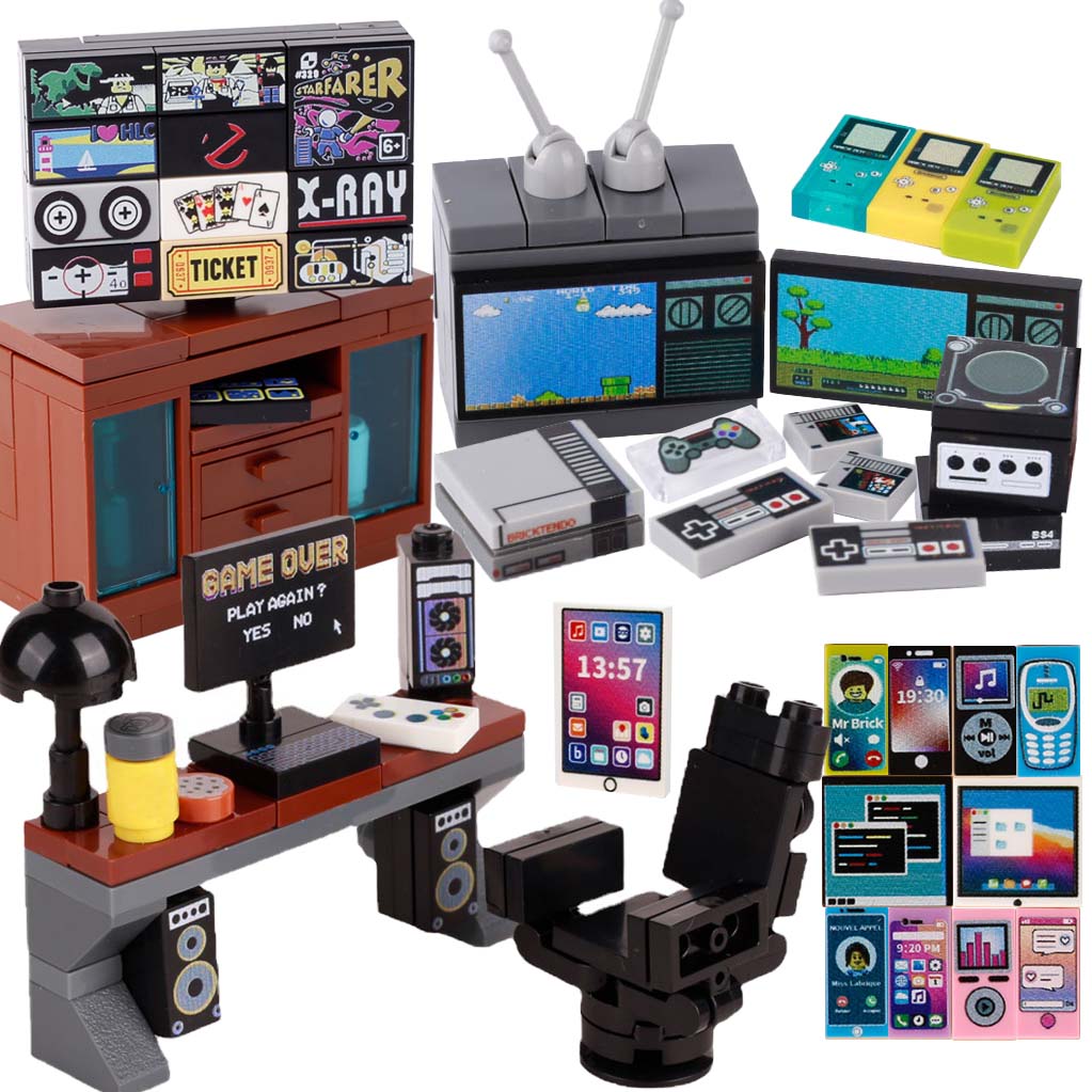 Moc console de jogos modelo de - Gaming Console Lego avaliação e preço